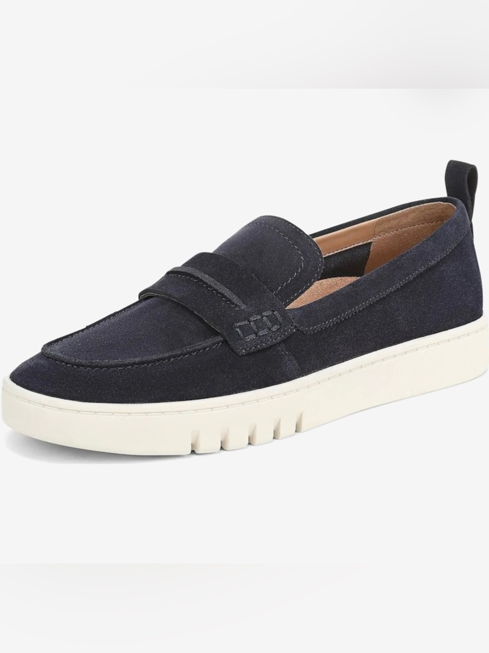 Vionic Chantel Loafers Baby Blue Suede Women’s 8.5 New in Box Orthotic Comfort